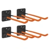 Yq-7390 Tool hook, Metal heavy-duty hook, storage hook, garage tool hook, wall-mounted bracket, orange garage hook Specification image